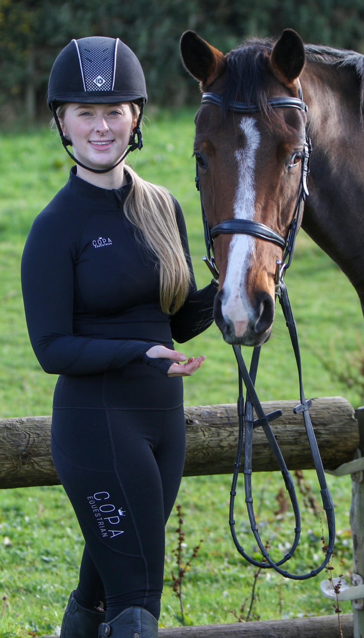 Riding Leggings in Jet