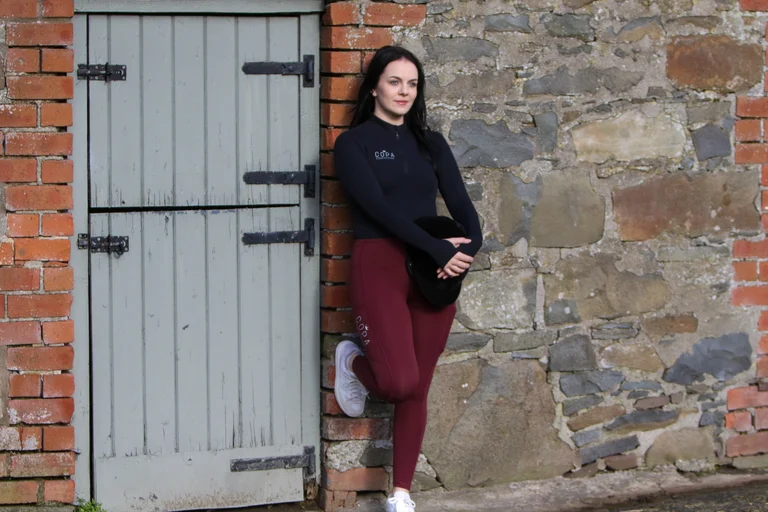 Riding Leggings in Cranberry